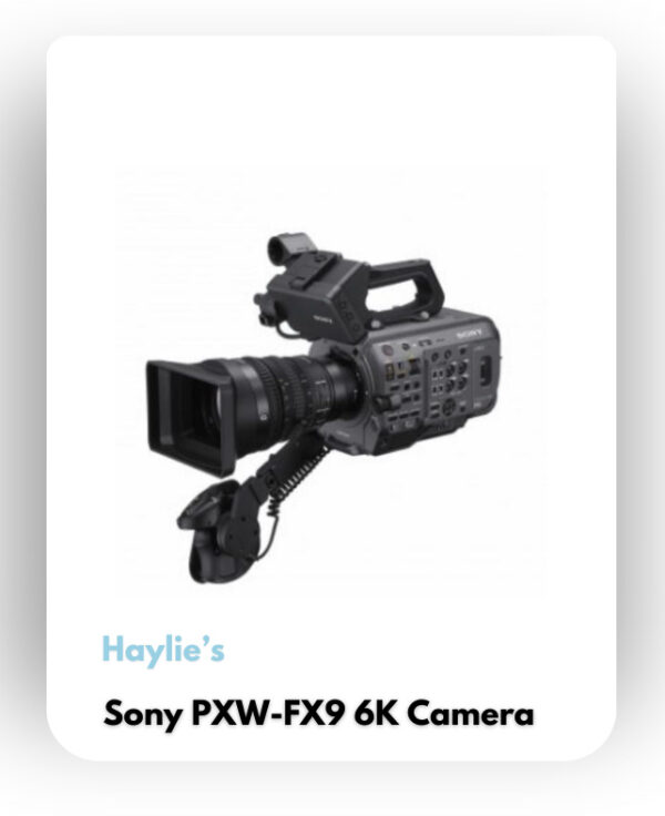 Sony PXW-FX9 6K Camera
