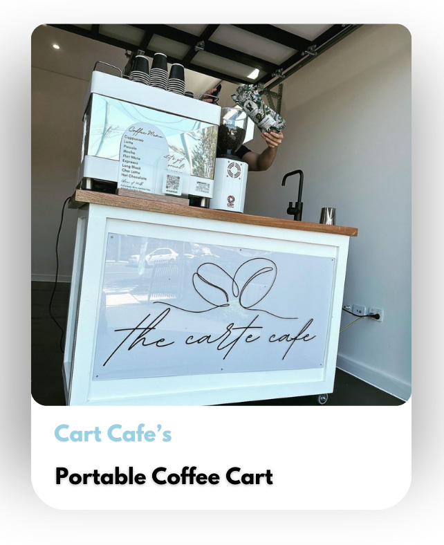 Portable Coffee Cart