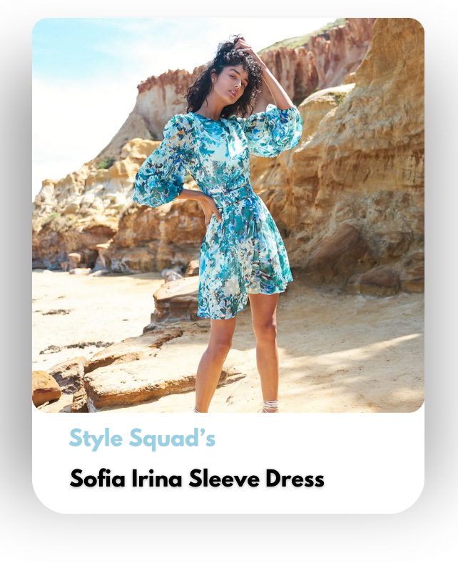 Sofia Irina Sleeve Dress
